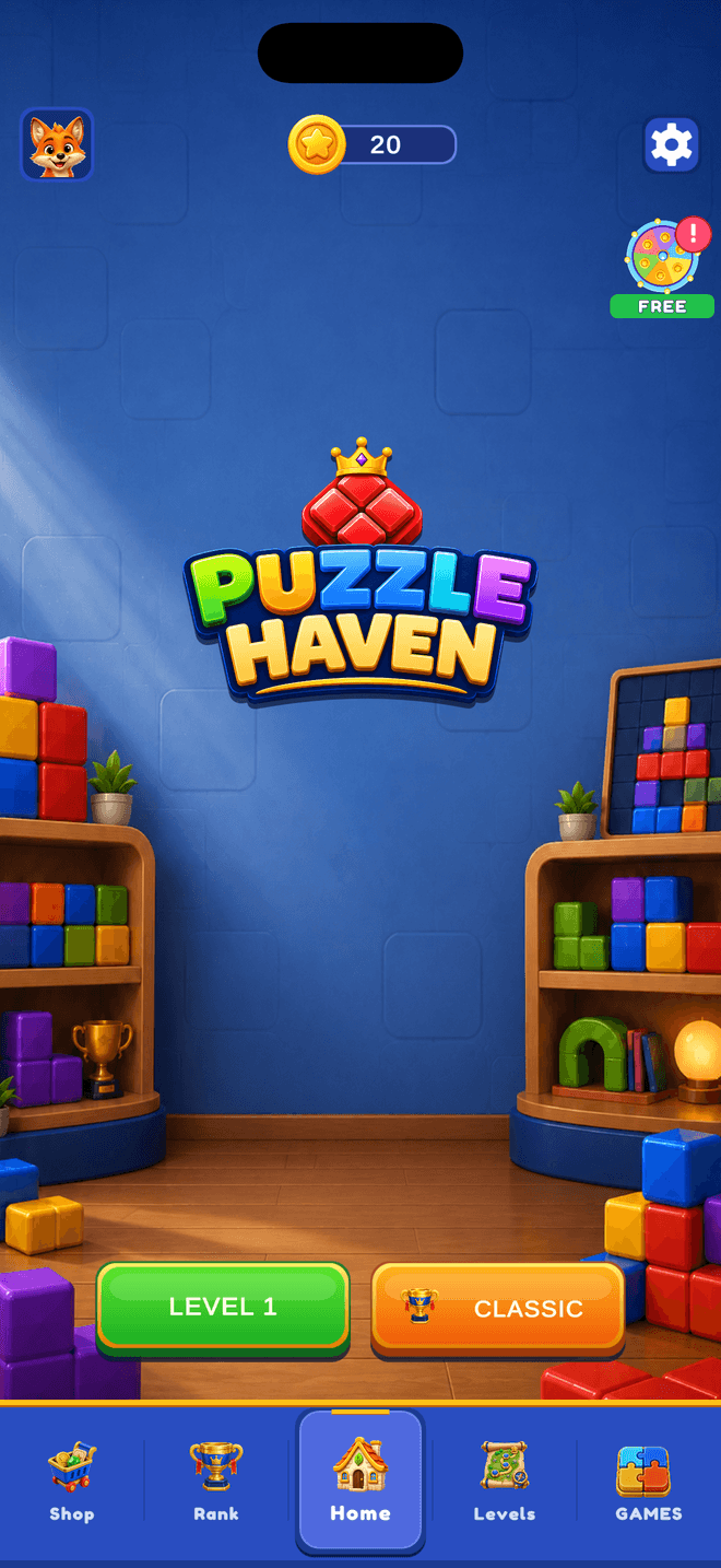 Puzzle Havens startsida